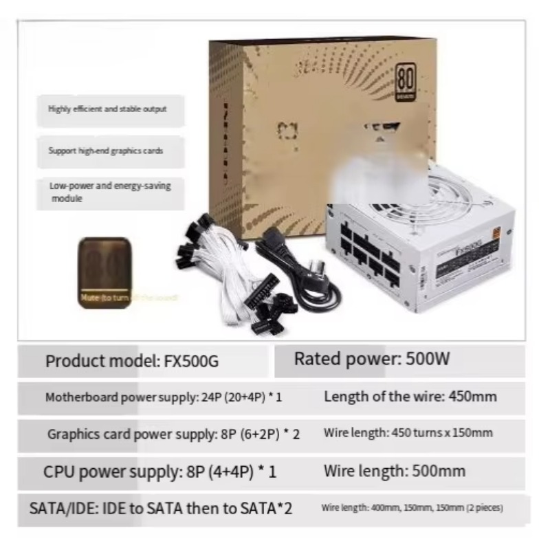 850W Sfx Power Supply 80 Plus Gold - En stock Alimentation SFX 750W/850W 80